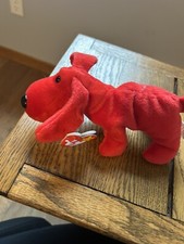 TY BEANIE BABY CUTE ROVER THE DOG WITH TAG PLUSH TOY & FREE SHIPPING