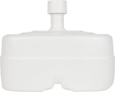 Large Plastic Wheeled Parasol Umbrella Roller Base Stand Garden Patio 45 Liter W