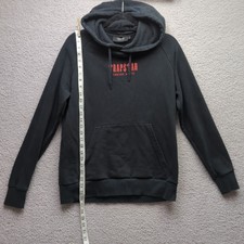 Trapstar London Hoodie Mens Small Black Red L...