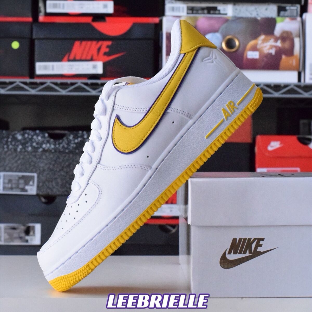 Nike Air Force 1 Low Retro QS Kobe Bryant Lakers FZ1151-100 Nike Air Force 1 Low Retro QS Kobe Bryant Lakers FZ1151-100