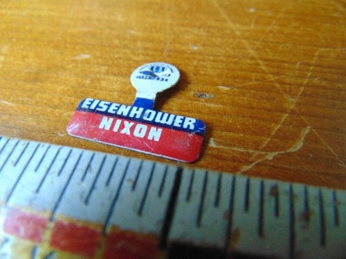 Eisenhower Nixon Klappknopf - 1" quer - Bild 2 von 5