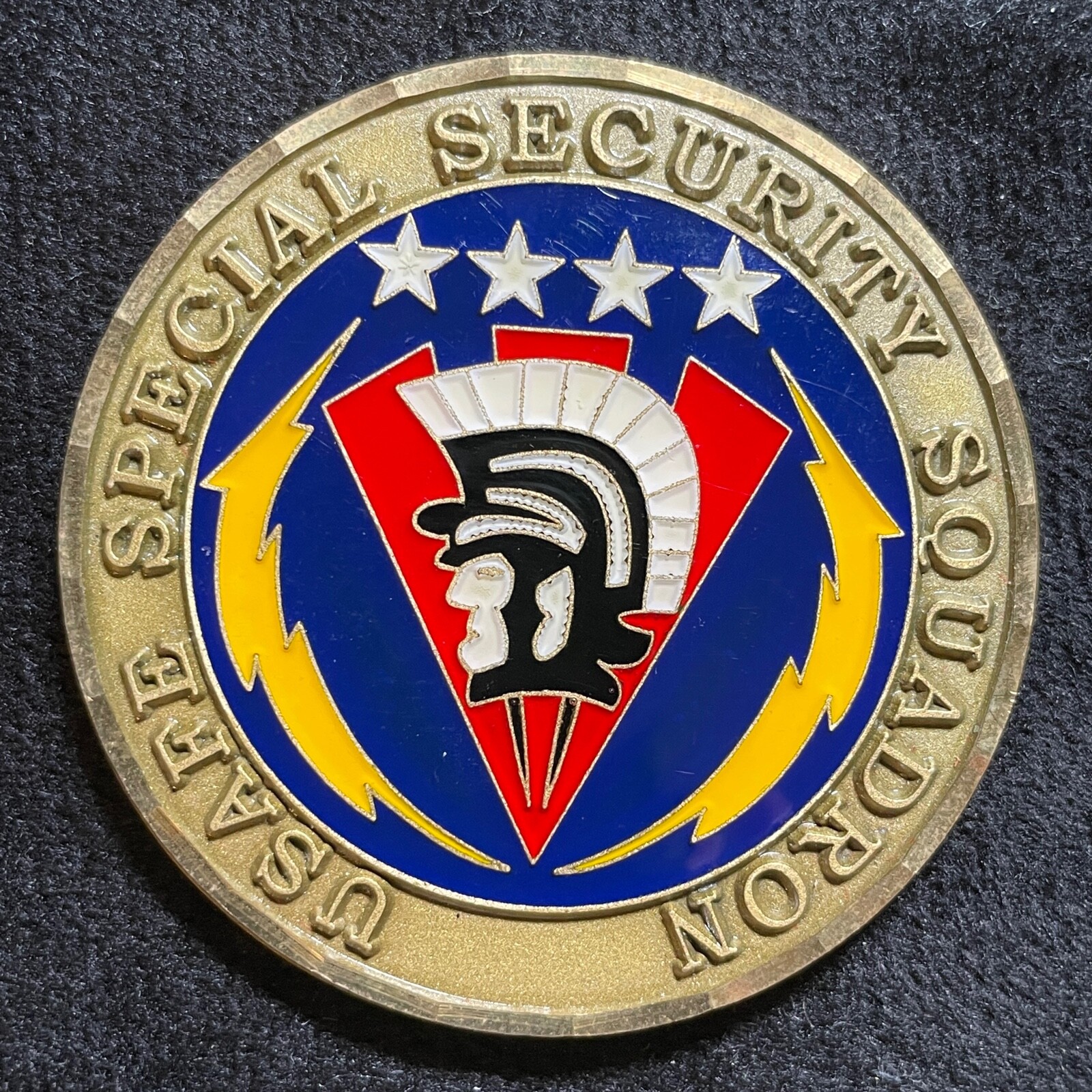 USAF Air Force USAFE Special Security Forces Squadron SFS Challenge Coin