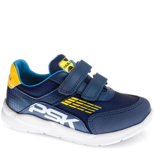 Zapatillas Deportivas PABLOSKY Azul Marino y Amarillo para Niños Tenis  Playeras | eBay