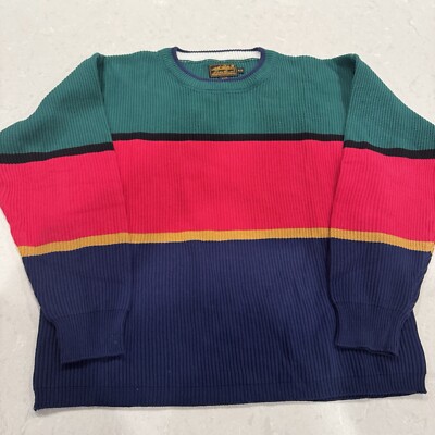 トップス 1990's Eddie Bauer cotton knit sweater L s-l400.jpg