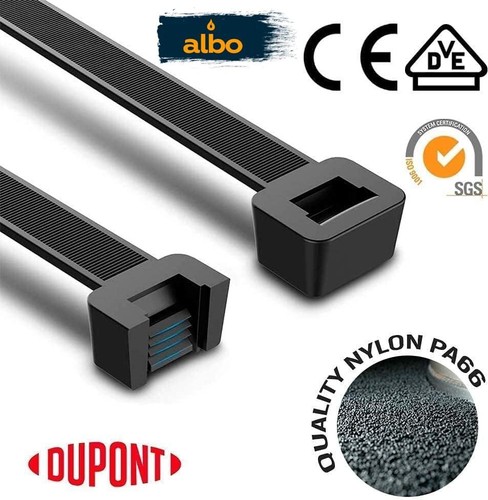 Paquete de 800 corbatas de plástico con cremalleras surtidos tamaños 4+6+8+10+12 pulgadas corbata de cable UV - Imagen 4 de 34