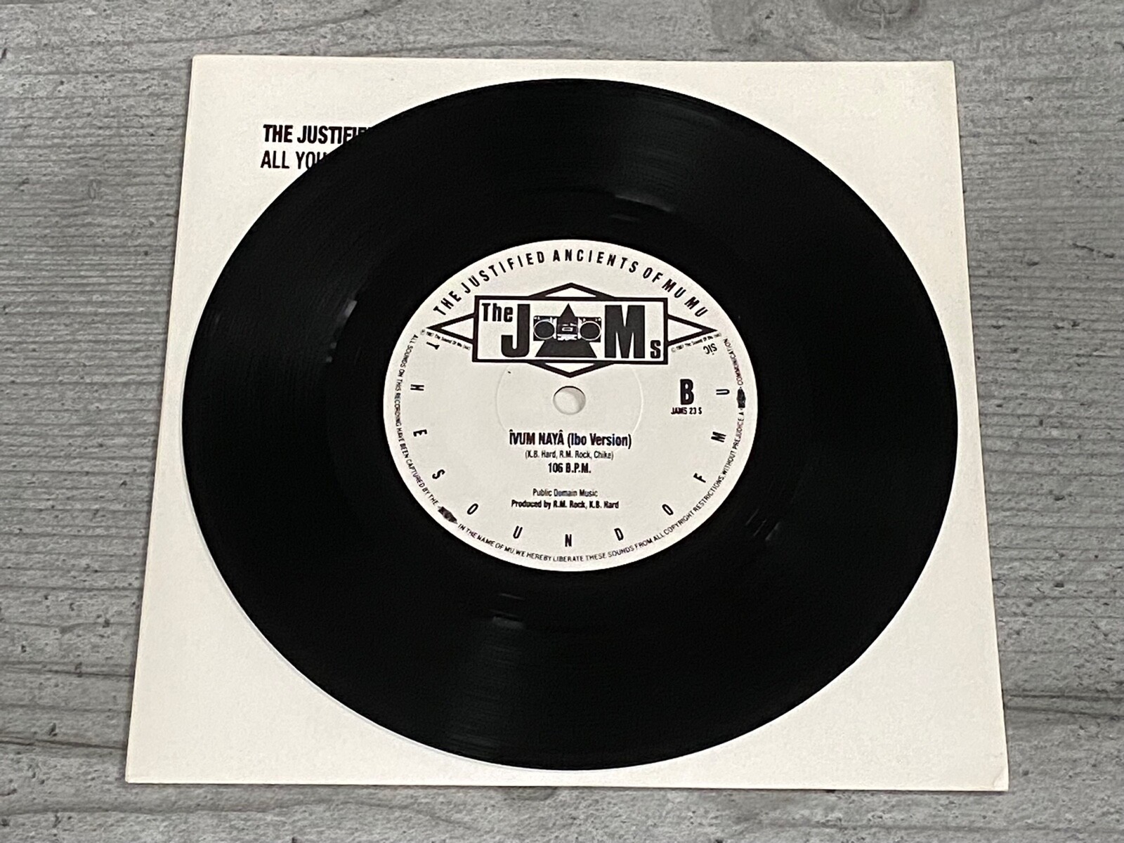 The Justified Ancients Of Mu Mu (KLF) All You Need Is Love 1987 UK