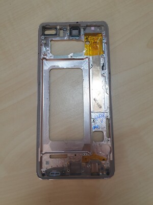 Mittelrahmen LCD Frame Gehäuse Rosa Gold Samsung Galaxy S10 Plus TOP Zustand