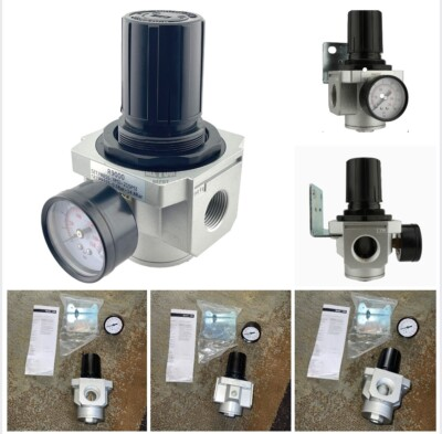 #ad #ad 1quot; HEAVY DUTY HIGH FLOW IN LINE COMPRESSED AIR PRESSURE REGULATOR 180 CFM $49.96