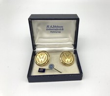 Vw Cufflinks Dealer Golden Beetle Kdf Hebmller Samba Sweden Karmann Split Oval