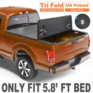 Tri Fold 5 8 Feet Hard Truck Tonneau Cover For 19 20 Chevy Silverado Gmc Sierra Ebay