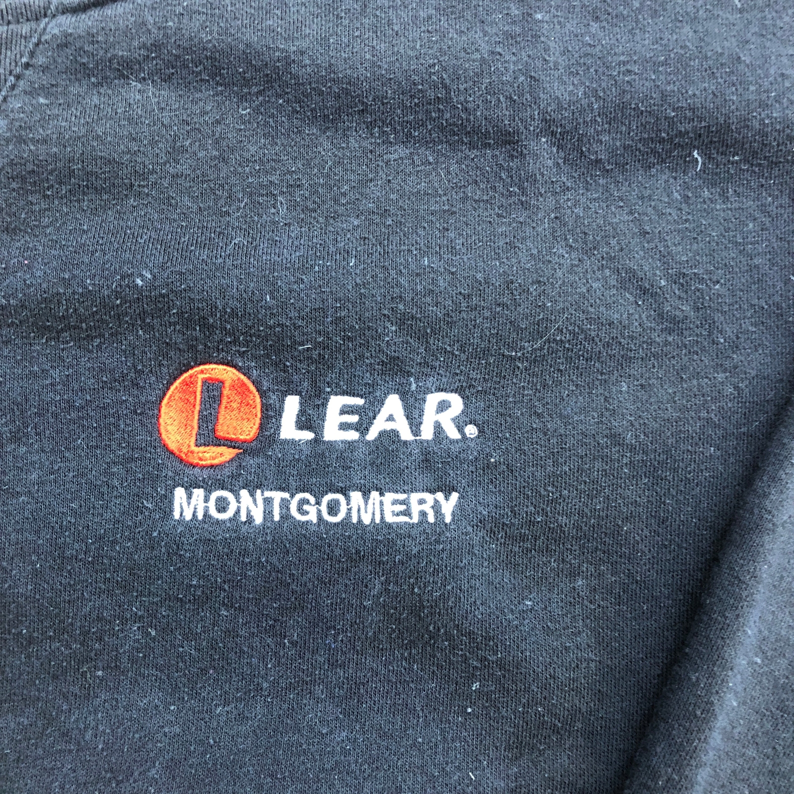 Vintage Port Authority Black Lear Montgomery Logo Swe… Gem