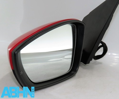 VW Polo 6R 09-14 Left Side Electric Heated Door Mirror 6R2857501AE Flash Red P3G - Picture 5 of 10
