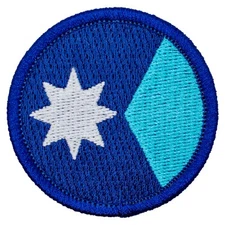 Minnesota State Flag Mini - 2" Round Embroidered Patch