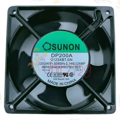NEW SUNON DP200A 2123XBT.GN 220-240V 0.14/0.12AMP 120*120*38MM Axial Cooling Fan
