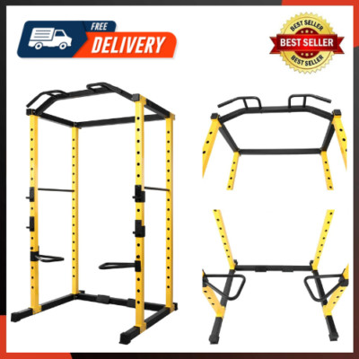 PC-1 Series 1000Lb Capacity Multi-Function Adjustable Power Cage Power Rack 