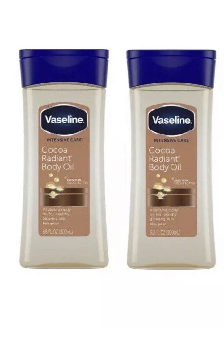 Huile Gel Corps Hydratant Vaseline Intensive Care Cocoa Radiant - 100% Naturel - Neuf Sous Blister