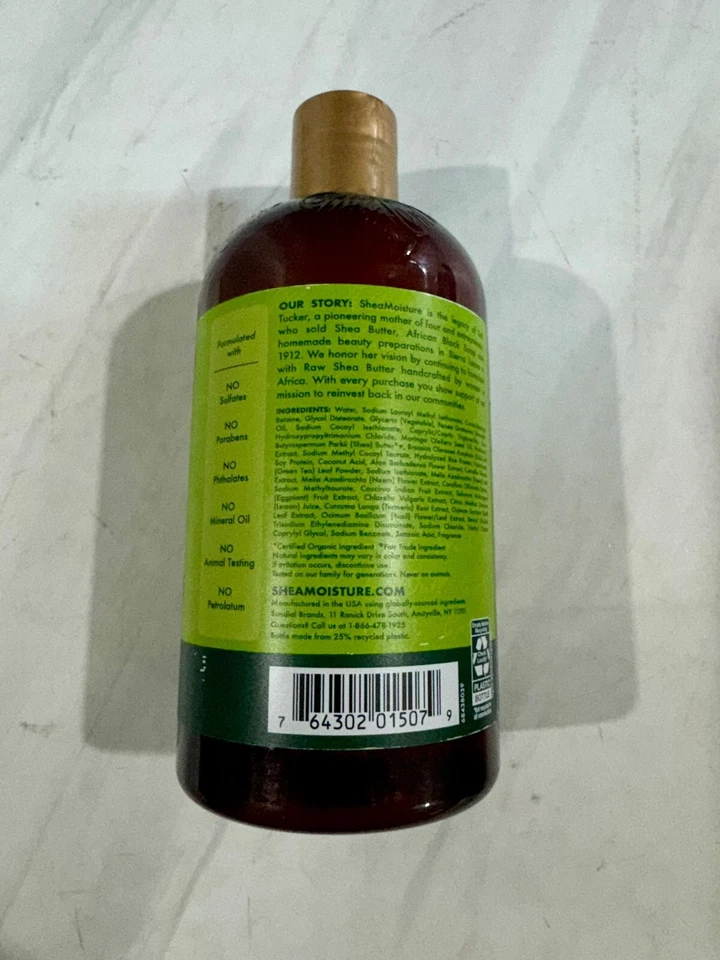 SheaMoisture Moringa & Avocado Power Greens Sulfate Free Shampoo 13 oz - Image 2 of 3