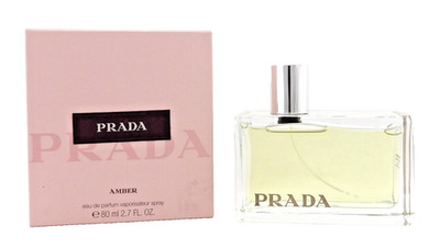 Prada Amber by Prada 2.7oz Eau de Parfum Spray for Women Brand New NO CELLOPHANE