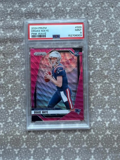 Drake Maye 2024 Panini Prizm Pink