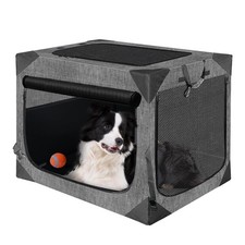 Dog Crate, Collapsible Soft Travel Crate for Large Dogs 3 Year Warranty , In...