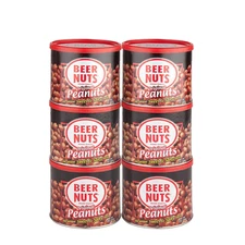BEER NUTS Original Peanuts, 12-Ounce Cans (Pack of 6)
