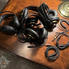 3 pairs of AKG Pro Audio K240 STUDIO Over-Ear, Semi-Open, Studio Headphones  1