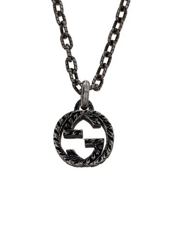 Collana uomo GUCCI SV950 in argento con top 455307 usata
