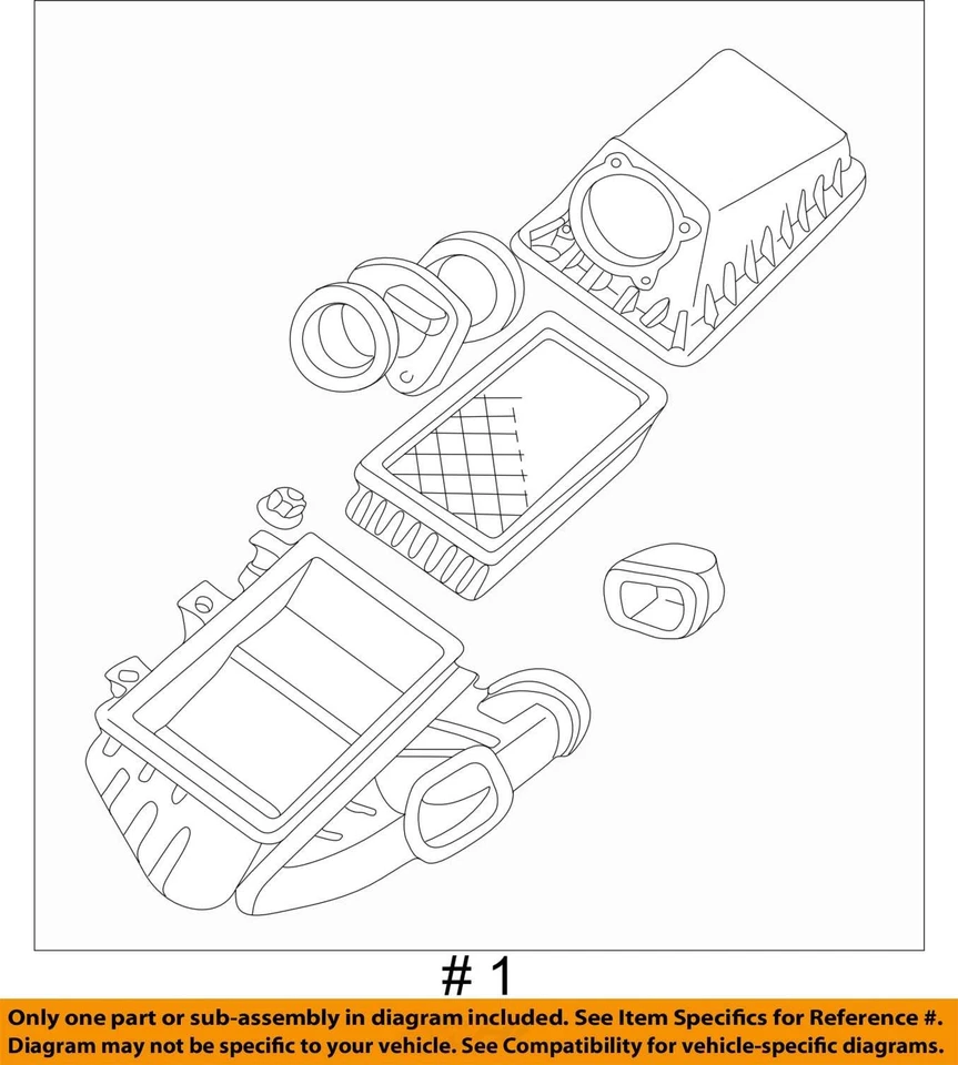 Ford Thunderbird 2002 fabricante de equipos originales filtro de aire 3,9 L Foto 4 de 4