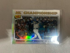 2026 Topps Heritage - SHOHEI OHTANI - NL CHAMPIONSHIP Refractor Dodgers #277