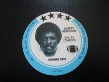 ROBERT NEWHOUSE 1981 MSA HOLSUM DISCS FOOTBALL CARD NM LIGHT SURFACE STAIN
