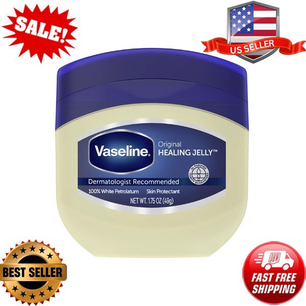 Vaseline Original Unscented Pure Petroleum Jelly for Dry Skin Moisturizer