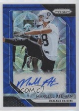 2018 Panini Prizm Rookie Blue Scope 29/99 Marcell Ateman #RA-MA Auto 0q3