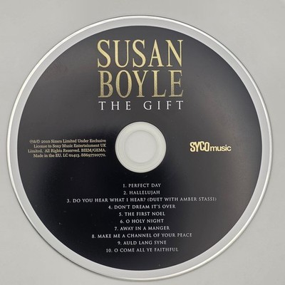 Susan Boyle   The Gift CD 2010 Christmas Holiday Vocal Pop Syco Music