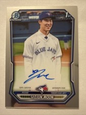 Seojun Moon 2026 Bowman Chrome 1st Prospects Base Auto Sp #CPA-MS Blue Jays Nice