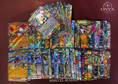 Pokemon Card Lot 100 TCG Cards ALL Holos | EX JAPAN