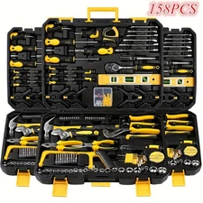 158-piece tool set Universal automotive repair tool set, household hand tool set