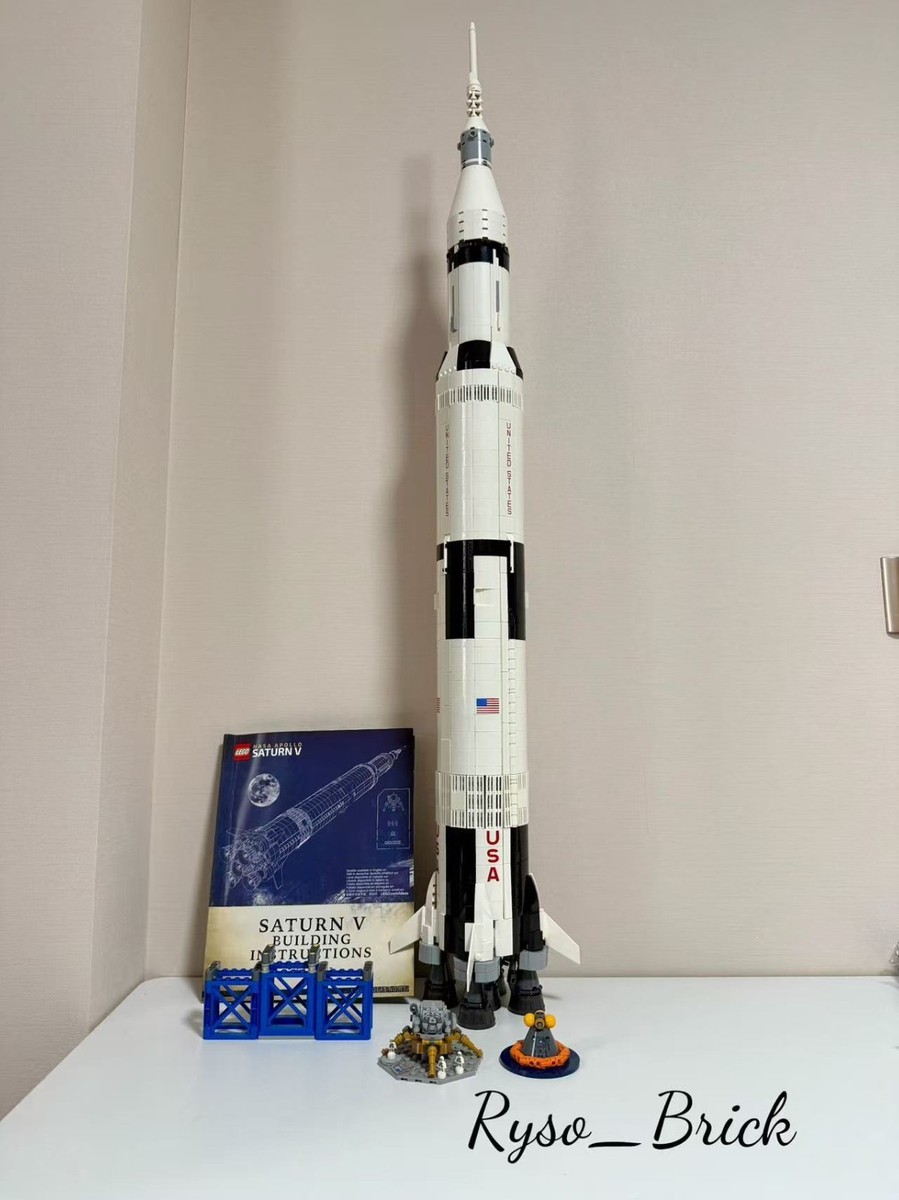LEGO 21309 NASA Apollo Saturn V – w/ Instructions, No Box | eBay