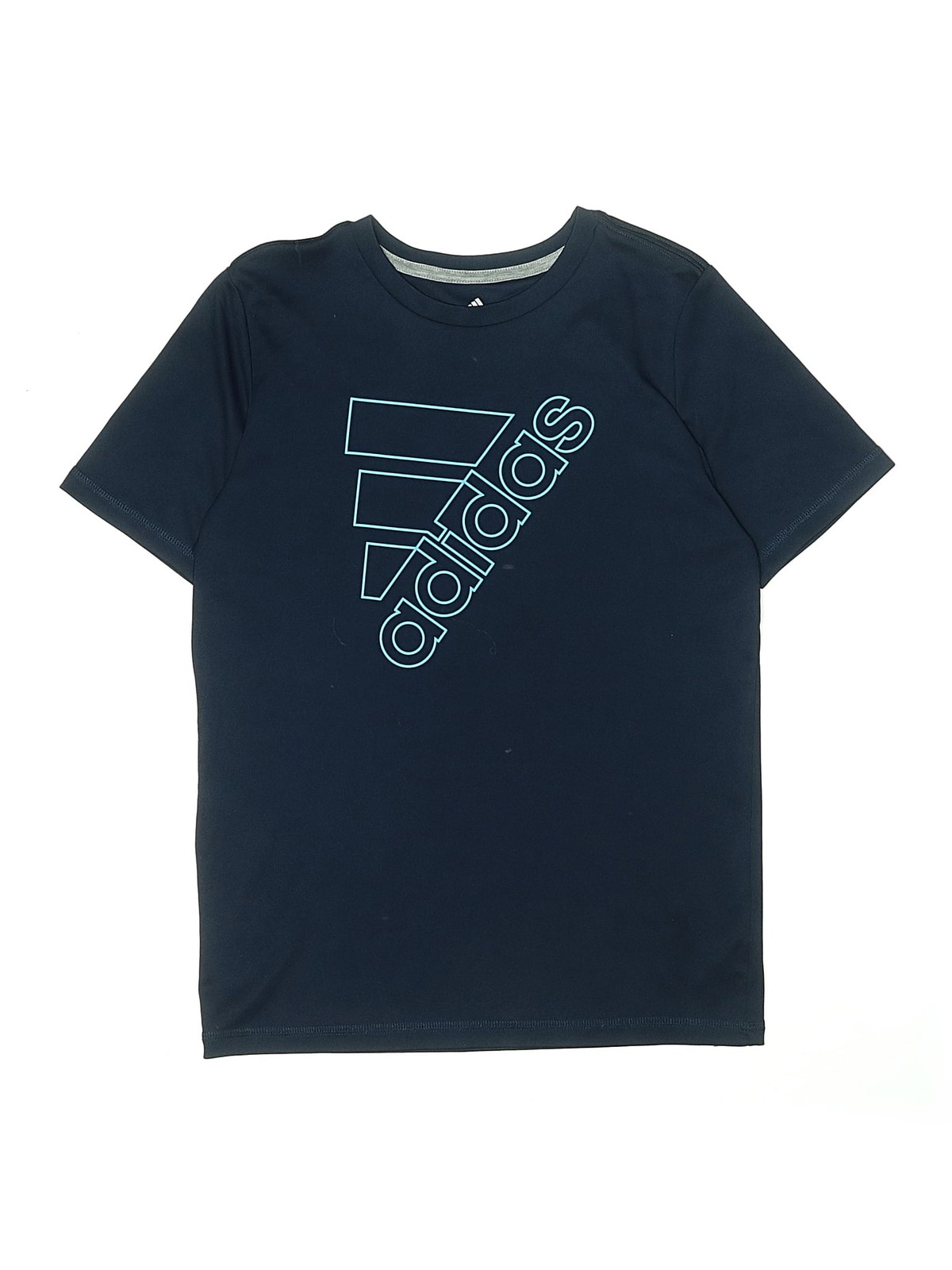 Adidas Girls Blue Short Sleeve T-Shirt 10