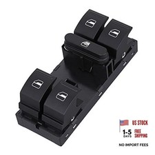 Driver Side Power Master Window Switch - Compatible with 2005-2014 VW