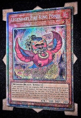 Legendärer Feuerkönig Ponix MP25-DE048 Starlight Rare 1. Auflage Yugioh