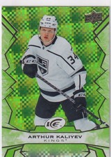 22/23 UD ICE ARTHUR KALIYEV GREEN BASE PARALLEL #16