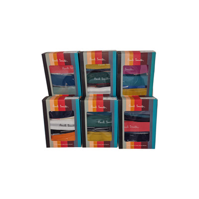 Paul Smith Herren Boxershorts 3er Pack NEU Originalverpackt S M L XL 2XL Baumwolle Geschenk Verpackt