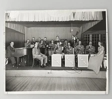 Claude Thornhill and His Orchestra Glen Island Casino 1941 Orig 8x10 Photo Jazz