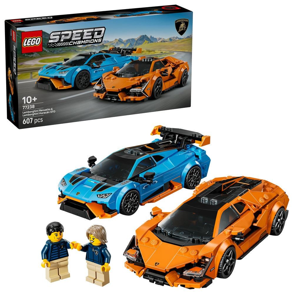 LEGO Speed Champions Lamborghini Revuelto & Huracan STO Set 77238 New & Sealed - Image 5