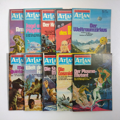 10 x ATLAN - Im Auftrag der Menschheit / Perry Rhodan Sonderreihe / Romanheft