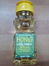 Akazienhonig in der Bärchenflasche - Honig 230gr.  Flasche