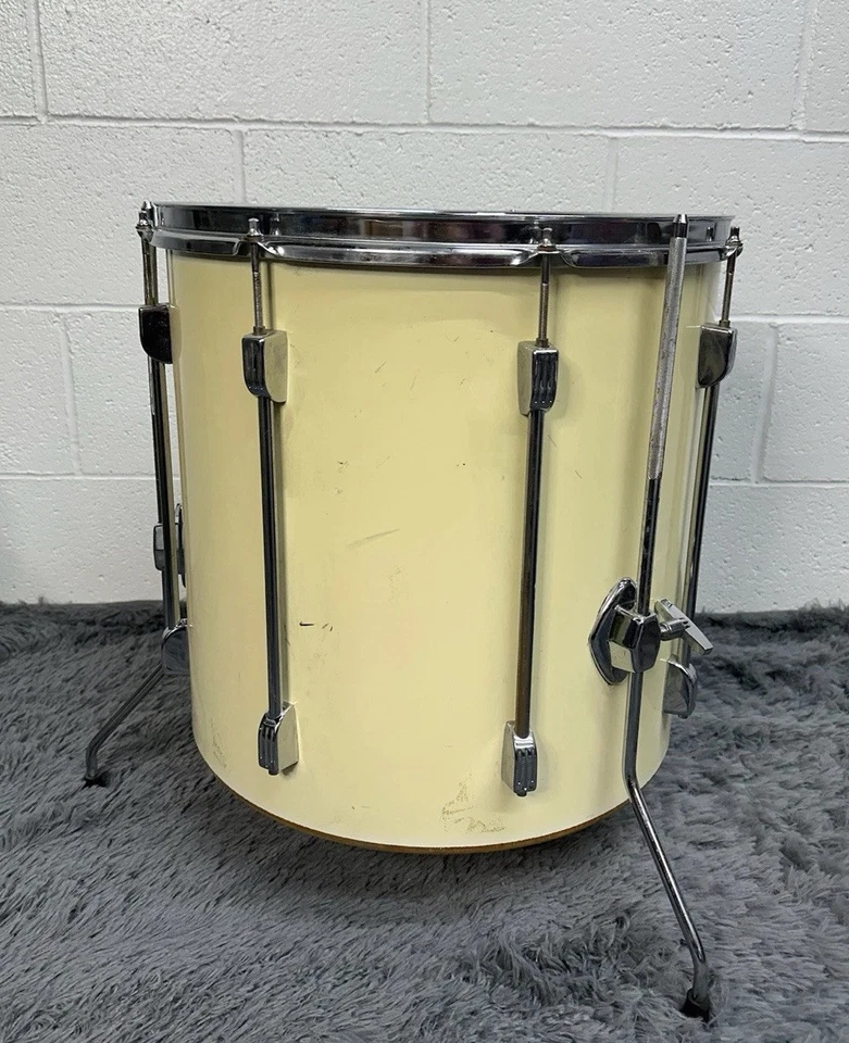 "De colección Ludwig Rocker Arce 16 x 16"" Piso Tom Tambor Off White Crema" Foto 4 de 4