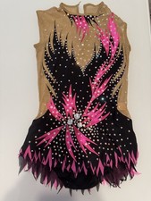 rhythmic gymnastics leotard competitive professional high quality rhinestones