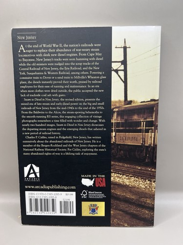 Images of Rail Steam to Diesel in New Jersey Revised Edition Charles P Caldes - Imagen 2 de 5