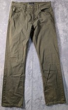 Polo Ralph Lauren Varick Slim Straight Khaki Olive Green Chinos Pants Mens 31x30